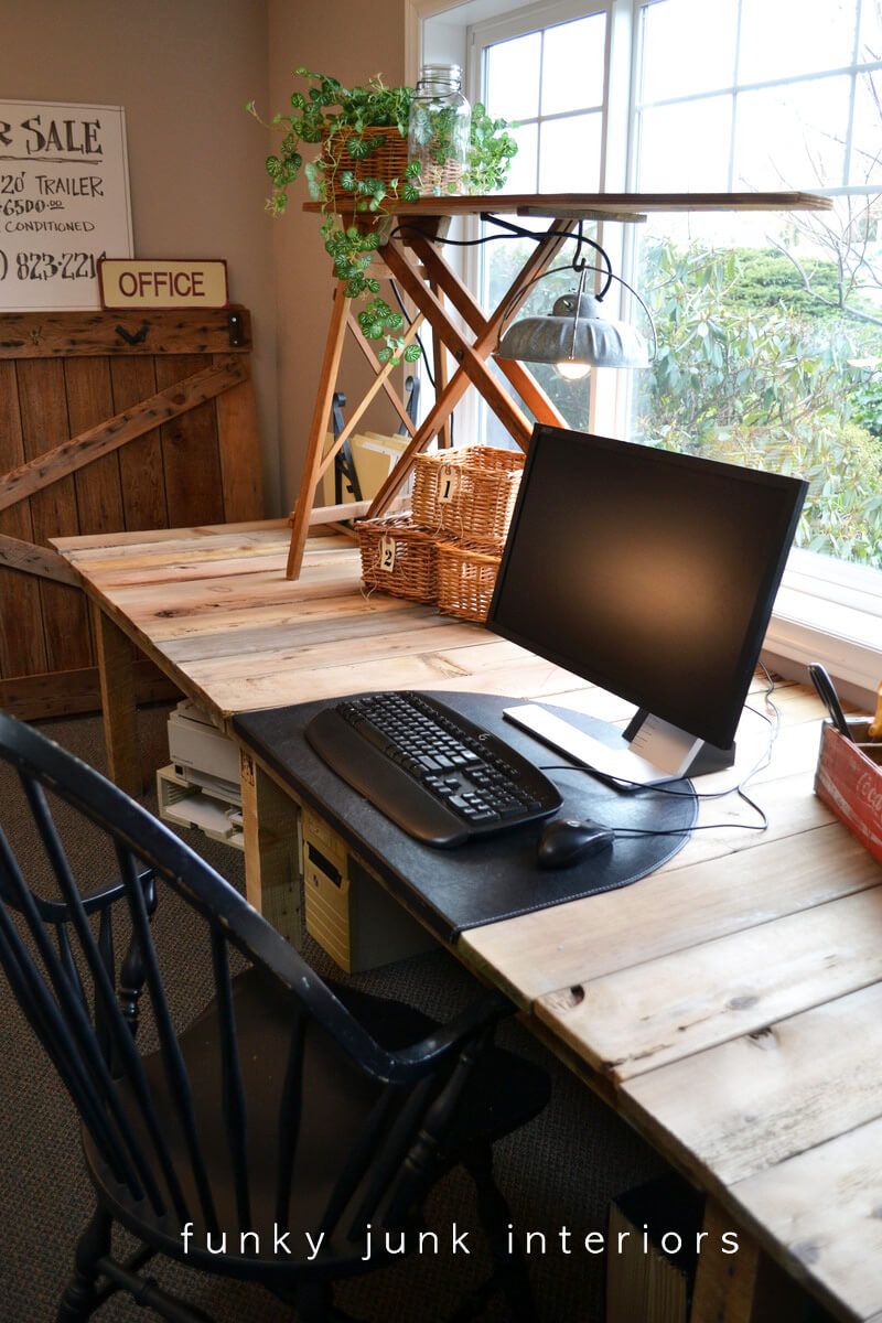 farm table diy desk