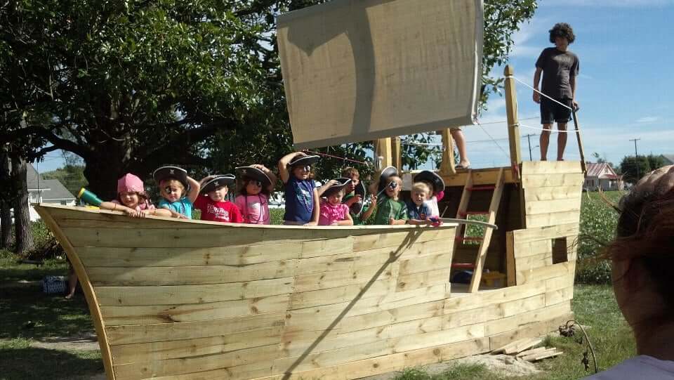 pirate ship playhouse plans