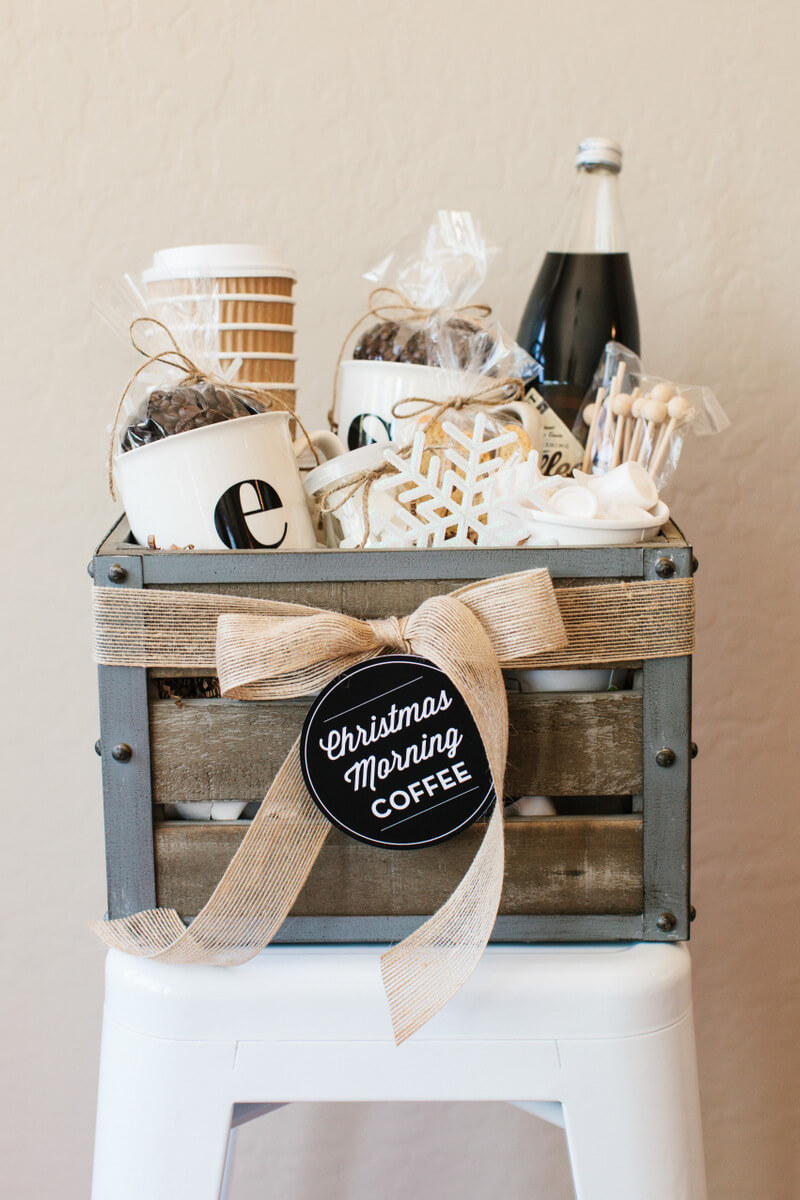 coffee lover gift basket