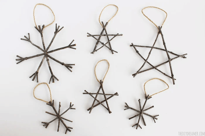 Rustic Twig Ornaments