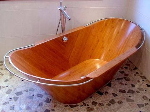 Wooden Bathtubs Insteading, Diy Wood Bathtub