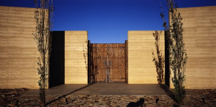rammed earth building