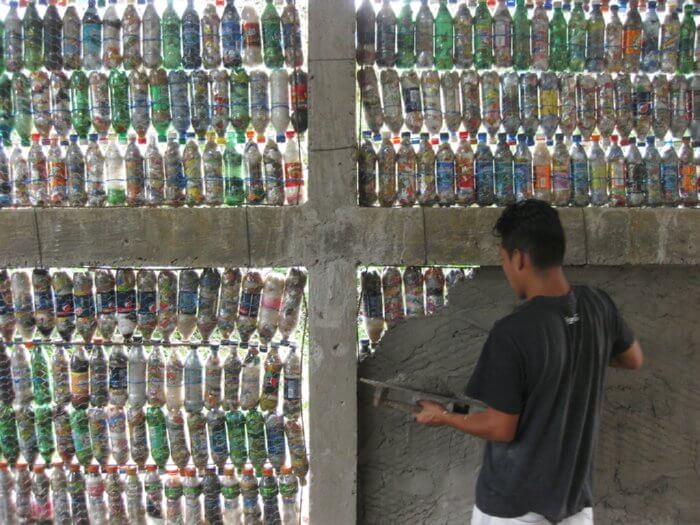 plastic bottle construction