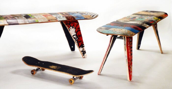 skateboard bench